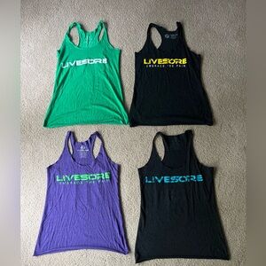 4 Live Sore CrossFit workout tank tops